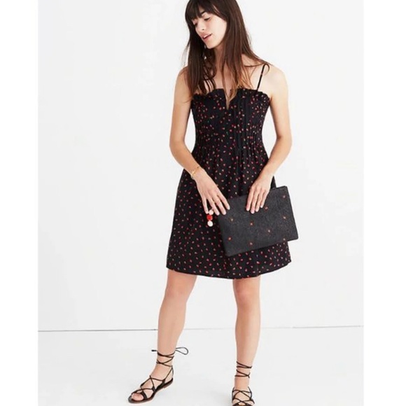 Madewell Dresses & Skirts - MADEWELL | Pintuck Cami Dress Fresh Strawberries